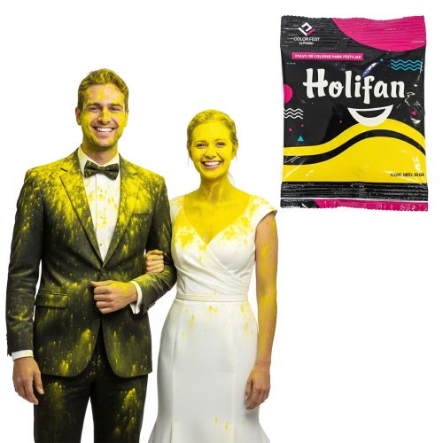 Polvo Holi Color Amarillo x50grs
