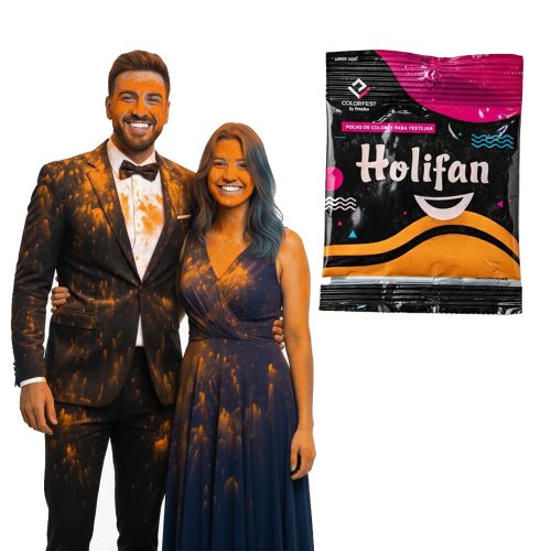 Polvo Holi Color Naranja x50grs