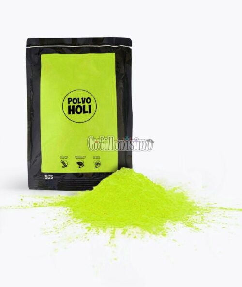 Polvo Holi Color Lima x50grs Pintafan - Imagen 2