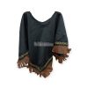Poncho Negro de Gaucho x1 Unidad Crosti