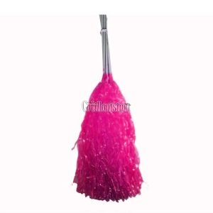 Porra de Mano de Seda Rosa Chica x1 Unidad