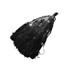 Porron de Mano de Seda Negra x1u