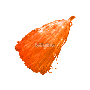 Porron de Mano de Seda Naranja Fluo x1u