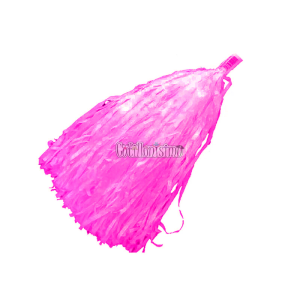 Porron de Mano de Seda Rosa Fluo x1u