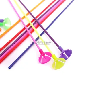Super Palo Porta Globo Colores Surtidos Para Globos Metalizados