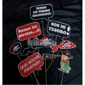 Photo Props FIESTA PIRATA x12 Unidades CARTON