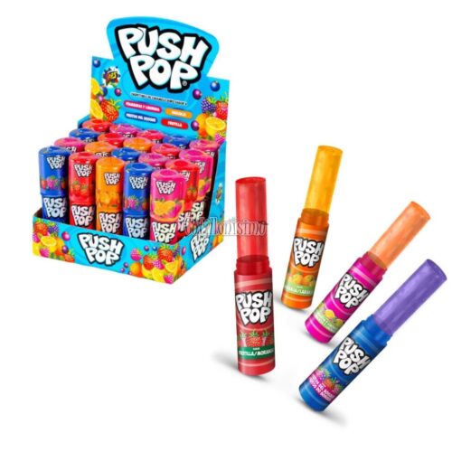 Caja Chupetin Push Pop Surtido x20u