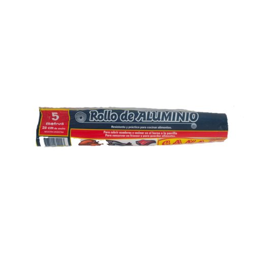 Rollo Aluminio 28 Cm x 5 Mts CANAÁN