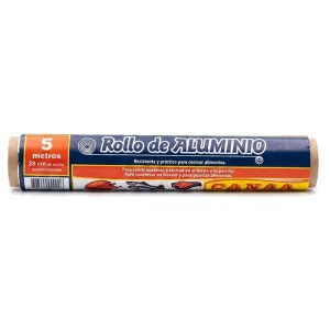 Rollo Aluminio 28 Cm x 5 Mts CANAÁN