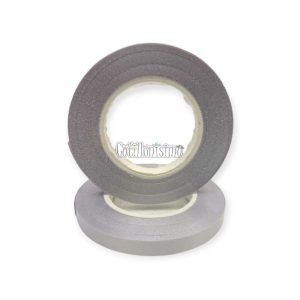 Rollo Cinta Ribbon para Globos Plateada Metalizada x1u 10mts