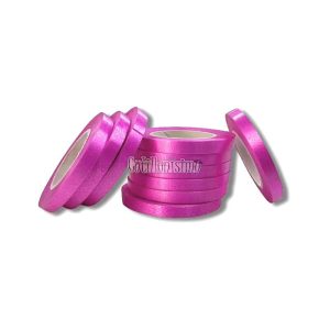Rollo Cinta Ribbon para Globos Rosa Metalizada x1u 10mts
