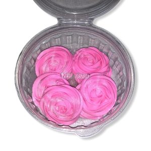 Pastillaje Roseton Glace Color Rosa X8 Unidades