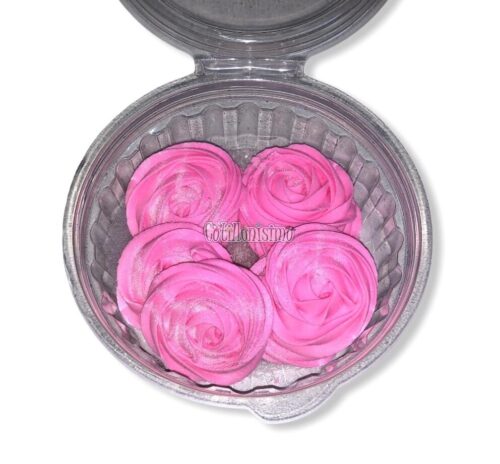 Pastillaje Roseton Glace Color Rosa X8 Unidades