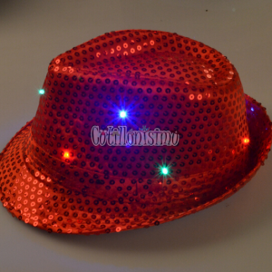 Sombrero FLUO Lentejuela (LED MULTICOLOR) - Imagen 2