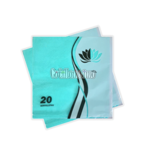 Servilleta Color Pastel Aguamarina x20 Unidades NAPTRES