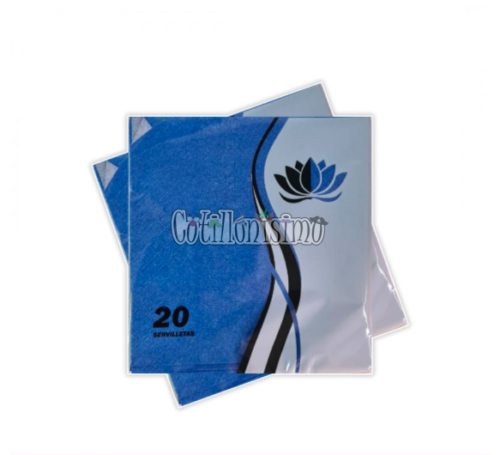 Servilleta Color Azul x20 Unidades NAPTRES