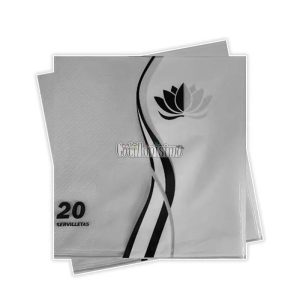 Servilleta Color Gris x20 Unidades NAPTRES