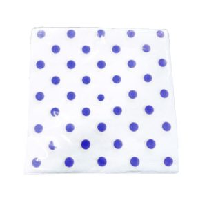 Servilleta Lunares Color Azul X50