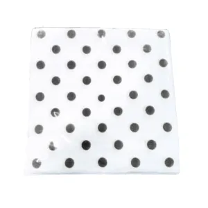 Servilleta Lunares Color Negro X50