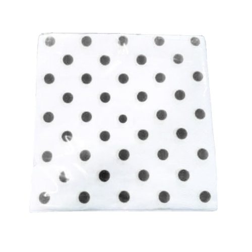 Servilleta Lunares Color Negro X50