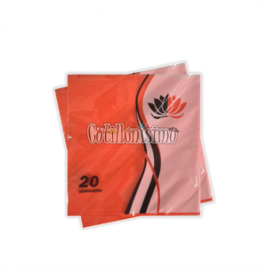 Servilleta Color Naranja/Coral x20 Unidades NAPTRES
