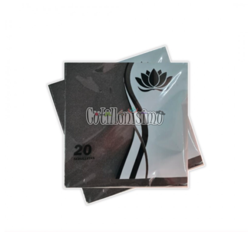 Servilleta Color Negro x20 Unidades NAPTRES