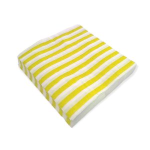 Servilleta Rayada Color Amarillo X50 Unidades