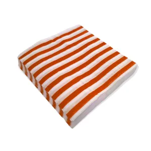 Servilleta Rayada Color Naranja X50 Unidades