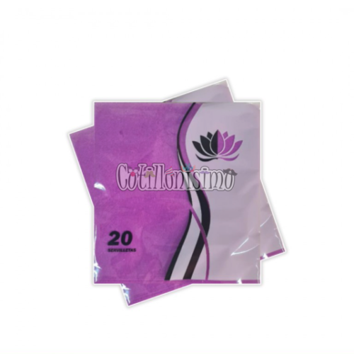 Servilleta Color Violeta x20 Unidades NAPTRES