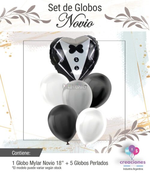Set Globos NOVIO 6 Pcs