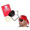 Set Pirata Parche Pañuelo Aro