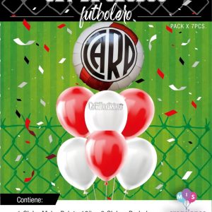Set Globos RIVER 7 Pcs