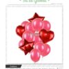 Set Globos Color Rojo 14 Pcs