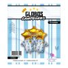 Set Globos Campeones Del Mundo Camisetas y Estrellas Doradas 5 Pcs