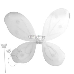Set de Mariposa Color Blanco