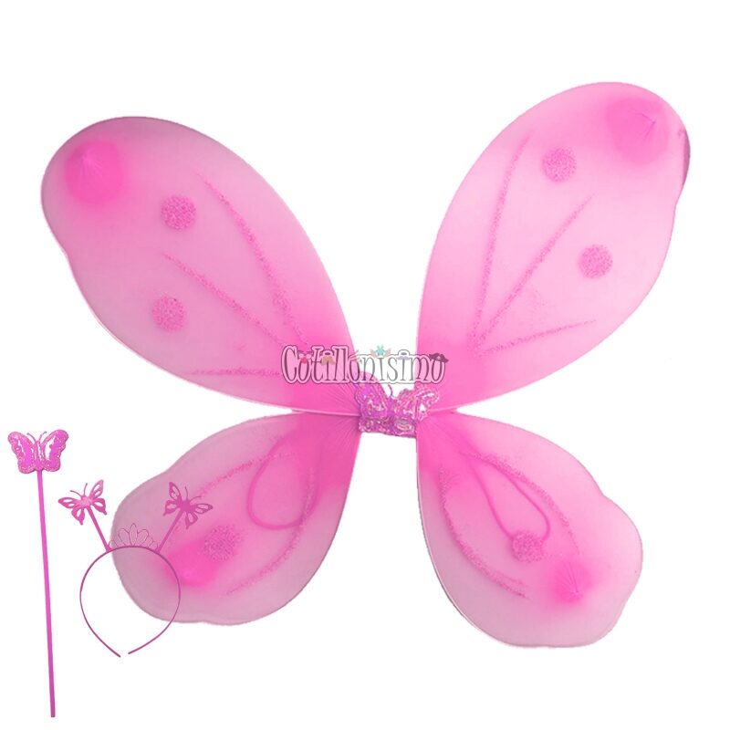 Set de Mariposa Color Rosa