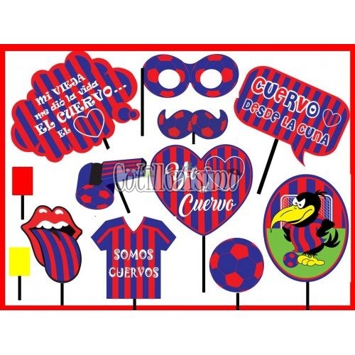 Photo Props FUTBOL (San Lorenzo) x12 Unidades CARTON