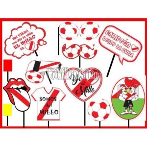 Photo Props FUTBOL (River) x12 Unidades CARTON
