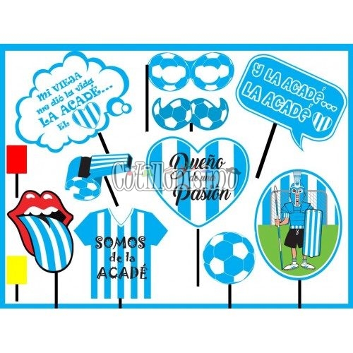 Photo Props FUTBOL (Racing) x12 Unidades CARTON