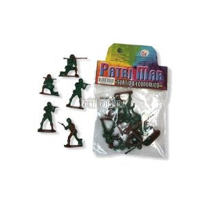 Soldaditos de Juguete Camuflados x12 Unidades PATRIMAR