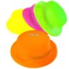 Sombrero Bombin PLASTICO LISO Colores Surtidos
