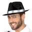 Sombrero Gangster Plastico Color Negro