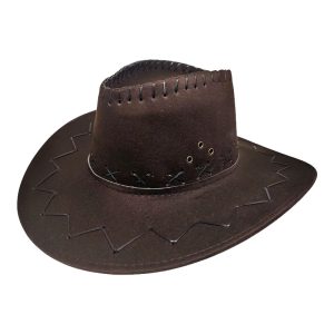 Sombrero Vaquero Marron Oscuro x1