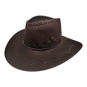 Sombrero Vaquero Marron Oscuro x1