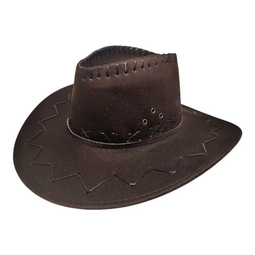 Sombrero Vaquero Marron Oscuro x1