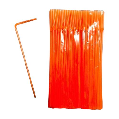 Sorbete Flexible FLUO Biodegradable - Color NARANJA x80