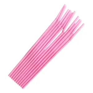 Sorbete Flexible PASTEL Biodegradable - Color Rosa x80