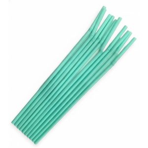Sorbete Flexible PASTEL Biodegradable - Color Verde x80