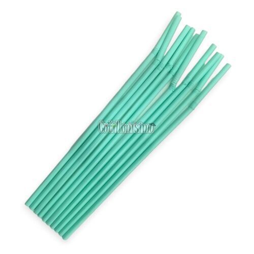 Sorbete Flexible PASTEL Biodegradable - Color Verde x80