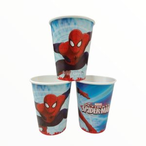 Vaso Polipapel SPIDER MAN X 8 Unidades - Oficial